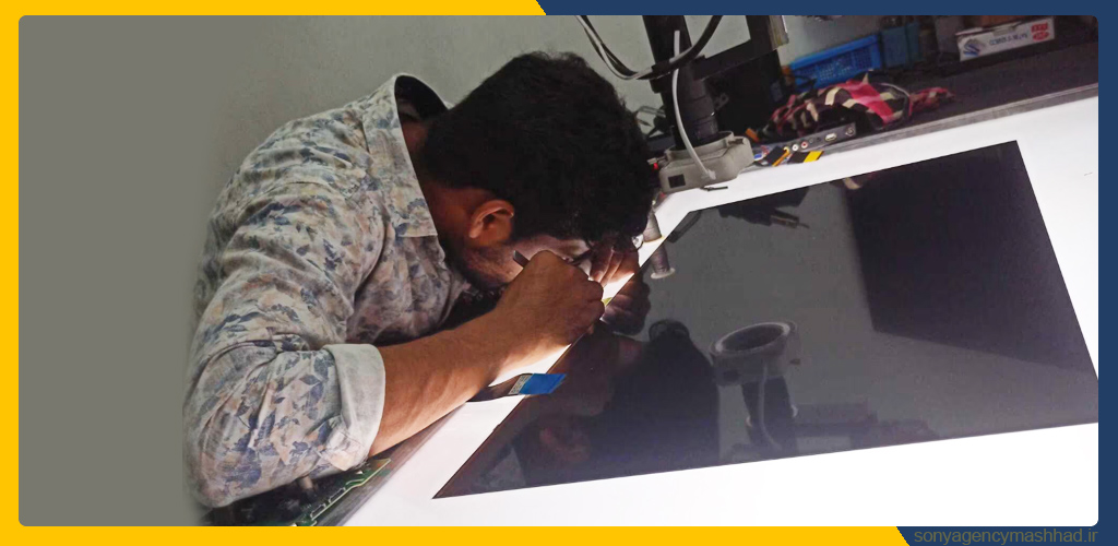 تعمیر پنل تلویزیون سونی SONY